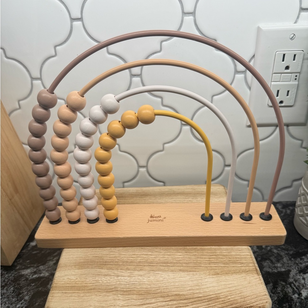 Jumini Wooden Rainbow Abacus Toy
